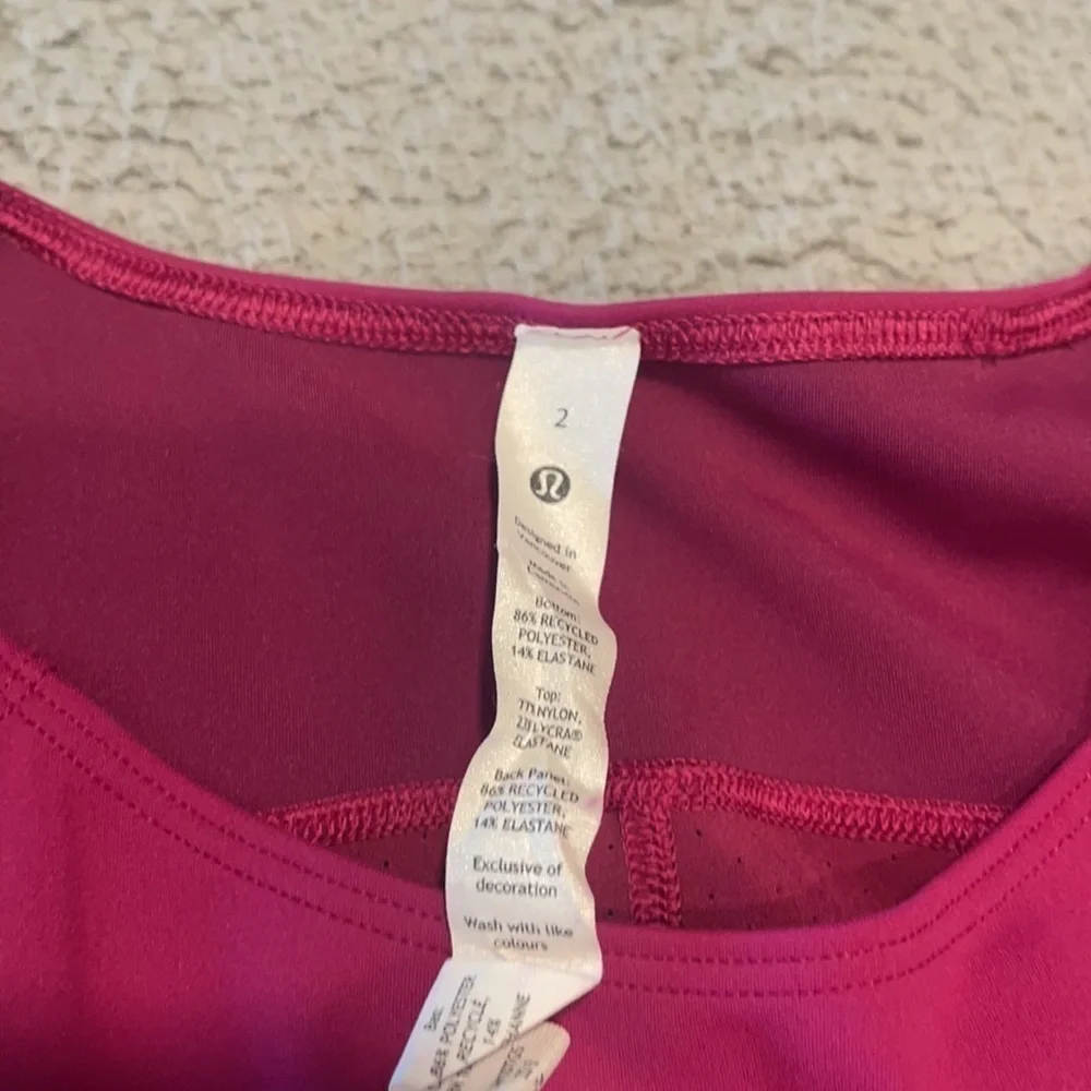 Lululemon Everlux Mesh-Back Tennis Dress  DESIGNED FOR TENNIS size 2
